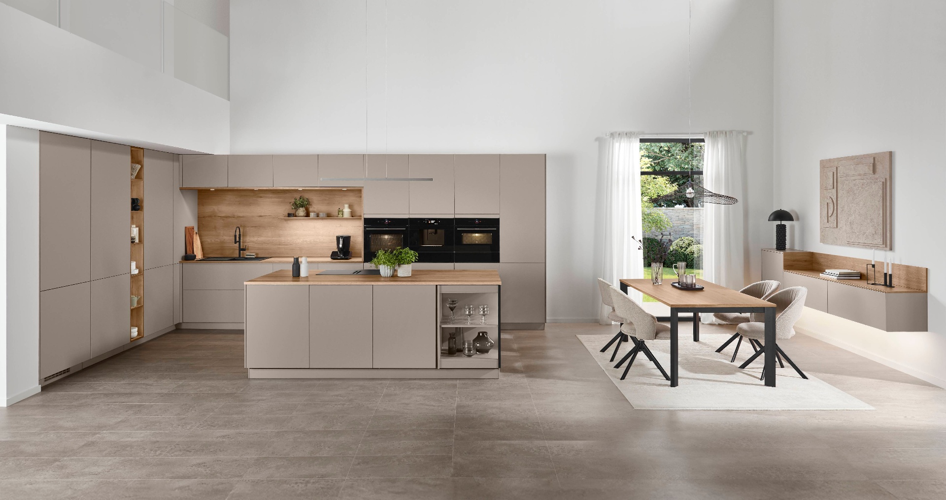 Senso 483 Taupe eilandkeuken